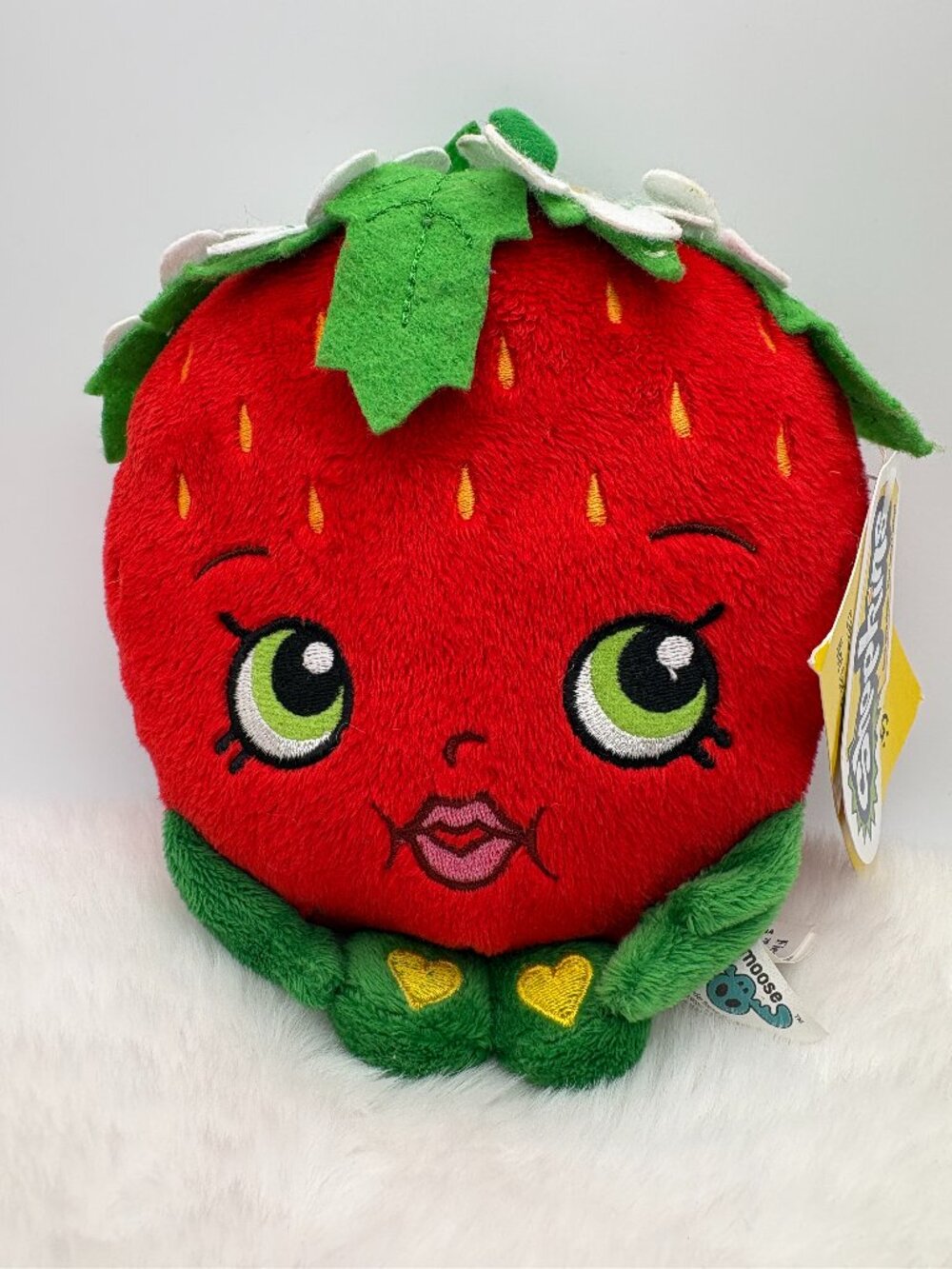 Shopkins Strawberry Kiss Plush Stuffie 6" Original Tags 2013 (SKU: 693TO)
